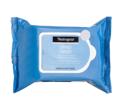Lenço Demaquilante NEUTROGENA® Deep Clean 1