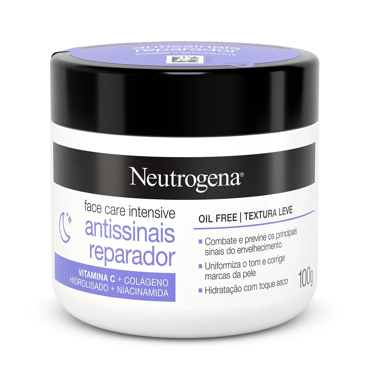 Hidratante Facial Antissinais Reparador NEUTROGENA® Face Care Intensive 1