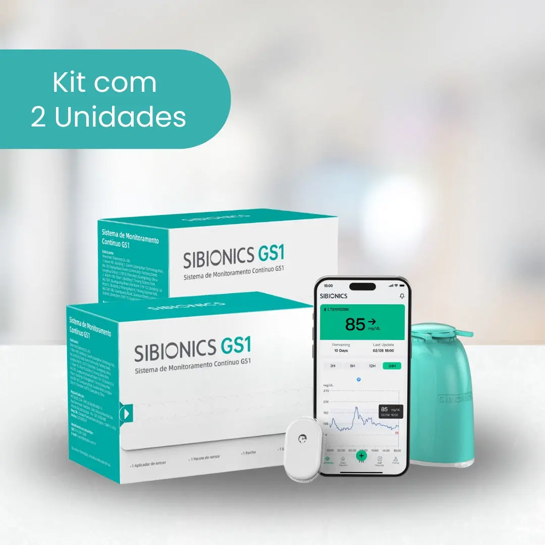 SIBIONICS CGM GS1 - Sistema de monitoramento contínuo de glicose 1
