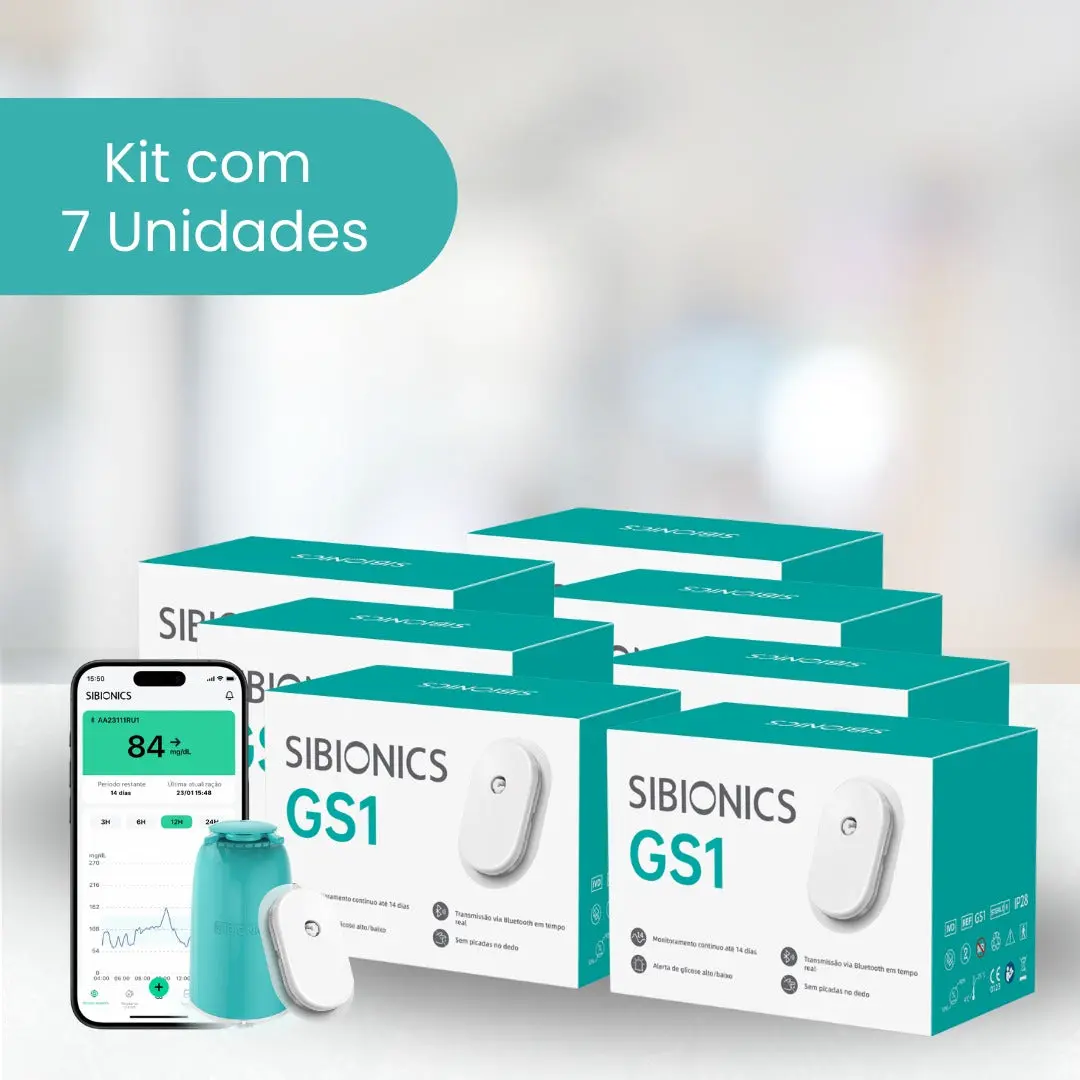 SIBIONICS CGM GS1 - Sistema de monitoramento contínuo de glicose 6